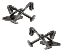 Load image into Gallery viewer, Crossed Polo Mallet Cufflinks
