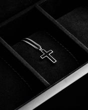 Load image into Gallery viewer, Stone Cross Pendant - Black Onyx

