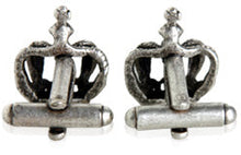 Load image into Gallery viewer, Crown Cufflinks
