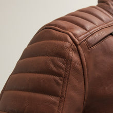 Load image into Gallery viewer, Crusader Men's Motorcycle Leather Jacket
