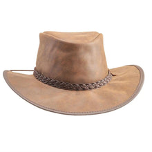 Load image into Gallery viewer, Head'n Home Crusher - Leather Australian Hat

