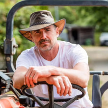 Load image into Gallery viewer, Head'n Home Crusher - Leather Australian Hat
