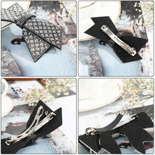 Load image into Gallery viewer, Crystal Big Bow Barrettes Hair Clips For Women Ponytail Holder Girls Hair Accessories Rhinestone Hairpins Fashion Hairgrips Band Accessories For Party
