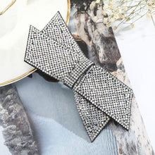 Load image into Gallery viewer, Crystal Big Bow Barrettes Hair Clips For Women Ponytail Holder Girls Hair Accessories Rhinestone Hairpins Fashion Hairgrips Band Accessories For Party
