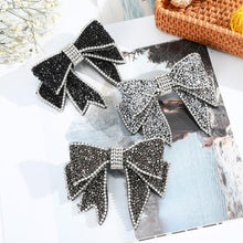 Load image into Gallery viewer, Crystal Big Bow Hair Clips For Women Girls Hair Accessories Rhinestone Hairpins Plastic Hairgirps Retro Barrette Headwear Gorgeous Hair Accessories For Women
