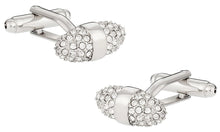 Load image into Gallery viewer, Crystal Cone Cufflinks
