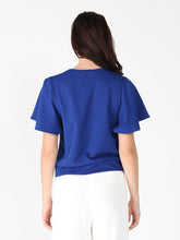Load image into Gallery viewer, Crystal Embroidered Crewneck Top
