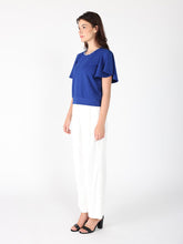 Load image into Gallery viewer, Crystal Embroidered Crewneck Top
