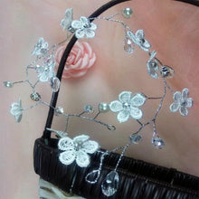 Load image into Gallery viewer, Crystal Pearl Hair Belt Wedding Bridal Hair Ornaments Hair Jewelry Decorations for Brides Wedding Gorgeous Hair Accessories For Women
