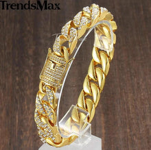 Load image into Gallery viewer, Cuban Gold Curb Bracelet
