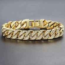 Load image into Gallery viewer, Cuban Gold Curb Bracelet
