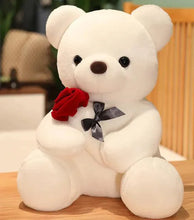Load image into Gallery viewer, Cuddly Rose Teddy Pillow
