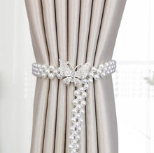 Load image into Gallery viewer, Curtain Tieback High Quality Elastic Holder Hook Buckle Clip Pretty And Fashion Polyester Decorative Home Accessories Modern Simple Style Curtain Tie Backs
