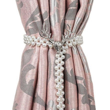 Load image into Gallery viewer, Curtain Tieback High Quality Elastic Holder Hook Buckle Clip Pretty and Fashion Polyester Decorative Home Accessories Modern Style Convenient Drape Tie Backs,Handmade Curtains Holdbacks Holder for Home Kitchen Office
