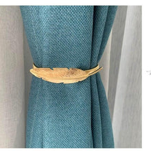Load image into Gallery viewer, Curtain Tieback High Quality Holder Hook Buckle Clip Pretty and Fashion Polyester Decorative Home Accessories Magnetic Decorative Drapes Holdbacks Curtain Tiebacks Clips
