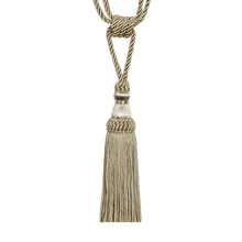 Load image into Gallery viewer, Curtain Tiebacks Tassel Curtain Clips Rope Curtain Tie Backs Holdbacks Decorative  Curtain Holder Accessories For Drape Curtain Holdbacks Braided Buckle Home Decorative Window Drapery Ball Tassels Tieback 50cm
