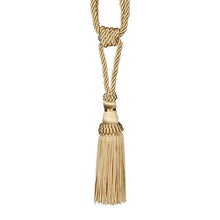 Load image into Gallery viewer, Curtain Tiebacks Tassel Curtain Clips Rope Curtain Tie Backs Holdbacks Decorative  Curtain Holder Accessories For Drape Curtain Holdbacks Braided Buckle Home Decorative Window Drapery Ball Tassels Tieback 50cm
