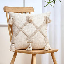 Load image into Gallery viewer, Cushion Cover Cotton Linen Pillowcase Tufted Beige Decorative Fashionable Cotton Hand-Woven Throw Pillow Covers Tufted  Pillow Covers  Bedroom Throw Pillow Cushion For Bed Home
