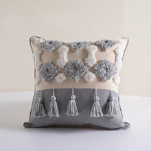 Load image into Gallery viewer, Cushion Cover Cotton Linen Pillowcase Tufted Beige Decorative Fashionable Cotton Hand-Woven Throw Pillow Covers Tufted  Pillow Covers  Bedroom Throw Pillow Cushion For Bed Home
