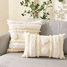 Load image into Gallery viewer, Cushion Cover Cotton Linen Pillowcase Tufted Beige Decorative Fashionable Cotton Hand-Woven Throw Pillow Covers Tufted  Pillow Covers  Bedroom Throw Pillow Cushion For Bed Home

