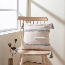Load image into Gallery viewer, Cushion Cover Cotton Linen Pillowcase Tufted Beige Decorative Fashionable Cotton Hand-Woven Throw Pillow Covers Tufted  Pillow Covers  Bedroom Throw Pillow Cushion For Bed Home
