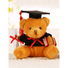 Load image into Gallery viewer, Cute And Charming 9cm Lovely Bear Plush Doll with Graduation Outfit, Realistic Stuffed Baby Doll Teddy Plush Toy for Children and Adult Gift
