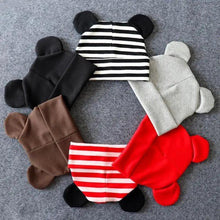 Load image into Gallery viewer, Cute Baby 0-12M Hat With Ears Casual Style Kids Autumn Winter Hat Classic  Boys And Girls Beanie
