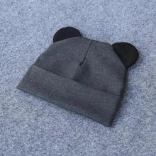 Load image into Gallery viewer, Cute Baby 0-12M Hat With Ears Casual Style Kids Autumn Winter Hat Classic  Boys And Girls Beanie

