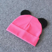 Load image into Gallery viewer, Cute Baby 0-12M Hat With Ears Casual Style Kids Autumn Winter Hat Classic  Boys And Girls Beanie
