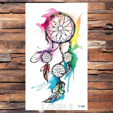 Load image into Gallery viewer, Cute Black Birds Temporary Waterproof Stickers Tattoo Flower Body Elegant Bird Butterfly Style For Womens
