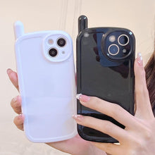 Load image into Gallery viewer, Cute Classic Retro Phone Style Case For iPhone 13 12 11 Pro Max X XR XS 7 8 Plus Shockproof Soft Silicone Cover Ultra Light Solid Color Back Cover Comfortable Grip Unique Design Phone Case
