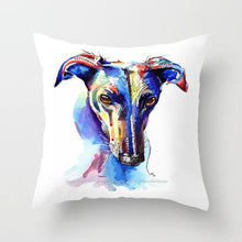 Load image into Gallery viewer, Cute Dog Peachskin Pillowcase Cover Kids Gift  Animals Puppy Pet Dog Painting Cotton Linen Throw Pillow Case Cushion Cover Square Animal Pillow Covers Home Decor Pillows Covers Pillowcase 45x45CM
