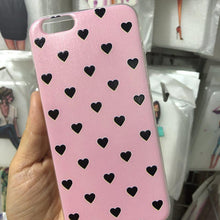 Load image into Gallery viewer, Cute Hearts Pattern Slim Thin Soft Shockproof Silicone Protective Case Case For Iphone 11 Case Cover Silicone Soft Cover For Iphone 5 5s Se 2020 6s 7 8 Plus Xs 11 Pro Max X Xr
