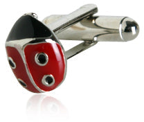 Load image into Gallery viewer, Cute Ladybug Cufflinks
