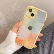 Load image into Gallery viewer, Cute Love Heart Soft Shockproof Bumper Transparent Phone Case For iPhone 12 13 Pro Max Silicone Back Cover Case  Cute Side Small Pattern for Women Girls Soft Silicone Shockproof Protective Cover
