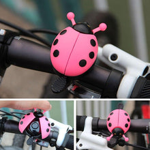 Load image into Gallery viewer, Cute Mini Lovely Beetle Cartoon Ring Bicycle Bell Ring Aluminum Alloy Bike Bell For Cycling Bike Bell Ride Horn Alarm Kid Funny Ladybug Cycling Ride Bike Ring Bell Bike Bells Suitable For Folding Bike Bicycle Horn Loud Sound
