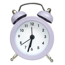 Load image into Gallery viewer, Cute Mini Metal Round Alarm Clock Desk Table Electronic Digital Clock Twin Bell Alarm Clock Metal Frame 3D Dial with Backlight Function Desk Table Clock for Home &amp; Office Bedroom Living Room Alarm Clock Creative Home Decoration
