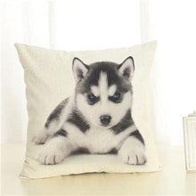 Load image into Gallery viewer, Cute Pet Dog Printed Cushion Cover Linen Pillow Cover Decorative Throw Pillow Cover For Sofa Chair Home
