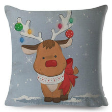 Load image into Gallery viewer, Cute Pillow Cover Cartoon Giraffe Fox Reindeer Animal Nordic Polyester Cotton Cushion Cover For Sofa Home Kids Room Decor Throw Pillow Cases Cartoon Animal Woodland Decorative Cotton Cushion Cover Home Baby Room Decor Standard Pillowcase
