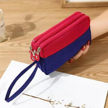 Load image into Gallery viewer, Cute Pink Leather Woman Wallet Fashion Stylish Zipper Mini Bag For Women Short Simple Wallets
