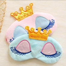 Load image into Gallery viewer, Cute Princess Eye Sleeping Mask Lightweight Eye Patch Comfortable Soft Blindfold Perfect For Blocking Light
