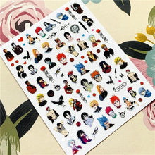 Load image into Gallery viewer, Cute rabbit Cute cat  Japanese Justice Girl 3D Back Glue Nail Sticker Nail Decoration Nail Art Nail Ornament Self Adhesive Nail Decals for Nail Art Decoration Including Hearts Stars Letters Bowknot Leaves Flowers Plants Fruits Butterflies for Woman
