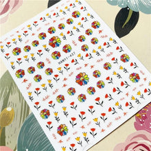 Load image into Gallery viewer, Cute rabbit Cute cat  Japanese Justice Girl 3D Back Glue Nail Sticker Nail Decoration Nail Art Nail Ornament Self Adhesive Nail Decals for Nail Art Decoration Including Hearts Stars Letters Bowknot Leaves Flowers Plants Fruits Butterflies for Woman
