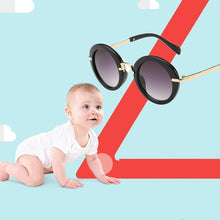Load image into Gallery viewer, Cute Round Polarized Sunglasses for Kids Girls Boys UV400 Protection Fashionable &amp;  Children's Sunglasses New Cute Baby Round Frame &amp; Colorful Sunshade Mirror For Kids
