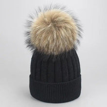 Load image into Gallery viewer, Cute Winter Warm Comfortable Cap Detachable Pom Pom Autumn Super Soft Fashionable Caps For Adults And Kids
