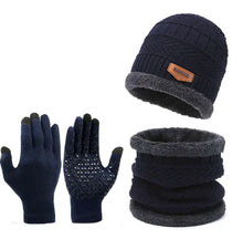 Load image into Gallery viewer, Winter Scarf Gloves Three-piece Set - # BOAA23510001
