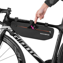 Load image into Gallery viewer, Cycling Bicycle Bags Top Tube Front Frame Bag Waterproof Road  Dirt-resistant Bike Accessories Bags  Bike Frame Bag Waterproof Bike Elegant Design Bag Bicycle Under Top Tube Bag Corner Pouch Storage Bag For Cycling Accessories
