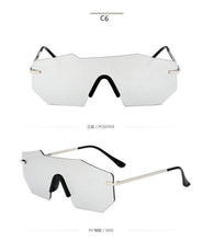 Load image into Gallery viewer, Cycling Glasseses Sports Sunglasses UV400 Protection Baseball Fishing Ski Running Go Unisex Polarized Rectangle Shape Sunglasses For Men &amp; Women Retro Shape Mirror Frameless Glasses
