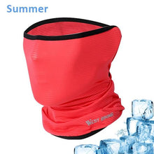 Load image into Gallery viewer, Cycling Headwear Winter Men Anti-sweat Breathable Cycling Face Cover Running Bicycle Bandana Sports Scarf Headband Neck Gaiter Face Mask Scarf Dust Sun Protection Cool Lightweight Windproof Breathable Fishing Hiking Running Cycling
