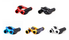 Load image into Gallery viewer, Cycling Lockable Handle Bar Grip Anti Skip Road Bike Handlebar Bicycle Grip Aluminum Alloy Mountain Bike Handlebar Grips Ergonomic Design Aluminum Double Lock-on Mountain Bike Grips Foldable Urban Bicycles Grips Scooter Grips
